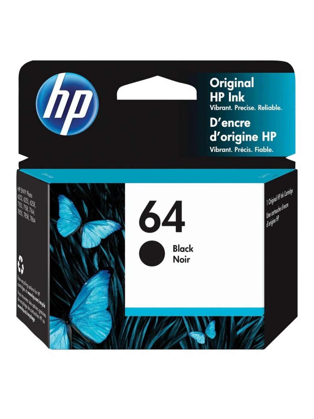 NEW HP 64 Black Printer Ink Exp: May 2027